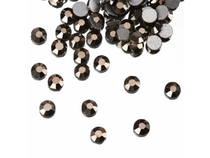 Kamienky Clear Black Diamond- SS10, 50 ks