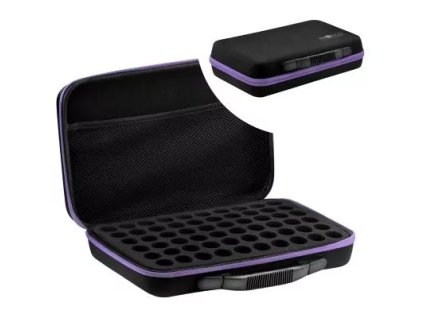 Organizér na gel laky - 60místny, čierna/fialová