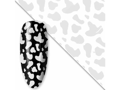 Zdobiaca fólia na nechty - White Panther, 100cm