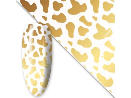 Zdobicí fólie na nehty - Gold Panther, 100 cm