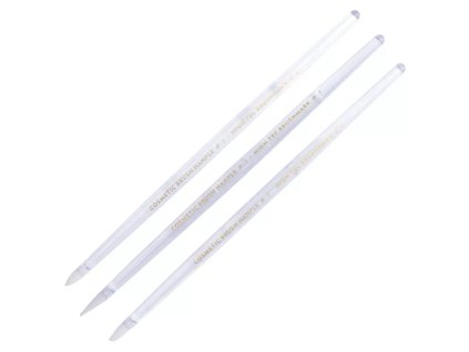 Sada 3 aplikátorov na zdobenie nechtov - transparentný