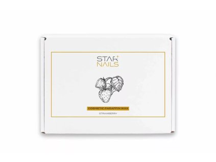 Cosmetic Paraffin Wax, 400ml - Strawberry - parafínový vosk Jahoda