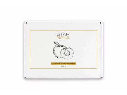 Cosmetic Paraffin Wax, 400ml - Peach - parafínový vosk Broskyňa
