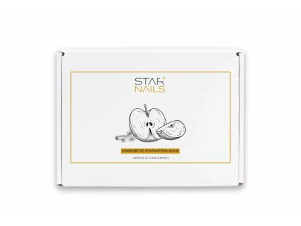 Cosmetic Paraffin Wax, 400ml - Apple & Cinnamon - parafínový vosk Jablko/ Škorica