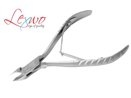 Manikúrne klieštiky LEXWO - 154, 3mm, strieborné matné