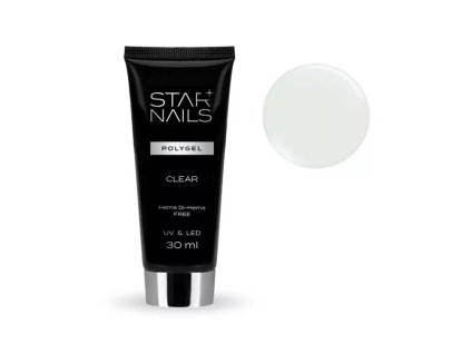 UV/LED Polygél Starnails - Hema Di-Hema Free, 30ml - 001, Clear