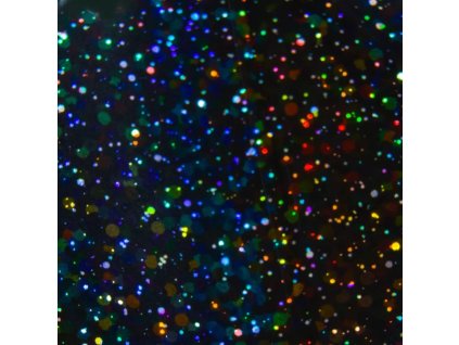 Zdobenie fólia na nechty - Holographic Black Dots, 100cm