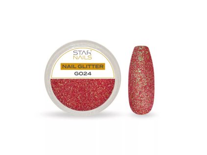 Nail Art zdobení - glitter - G024