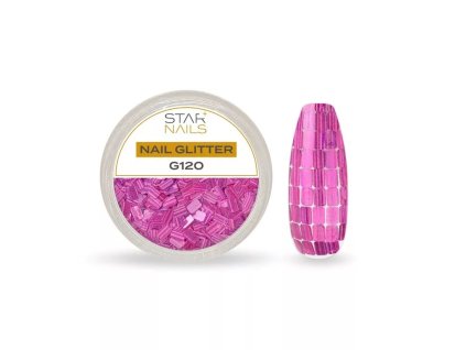 Nail Art zdobení - glitter - G120