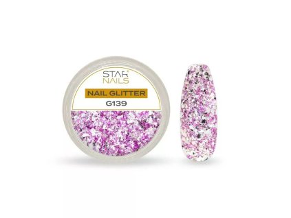 Nail Art zdobenie - glitter - G139