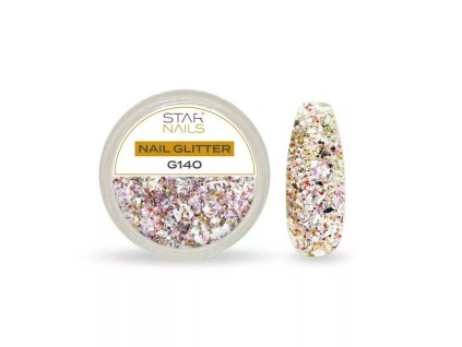 Nail Art zdobení - glitter - G140