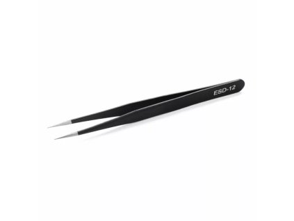 Profesionálna kozmetická pinzeta nerezová, rovná ESD12