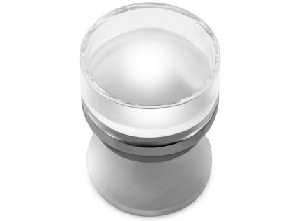 Silikonové razítko na nehty XL - stříbrná