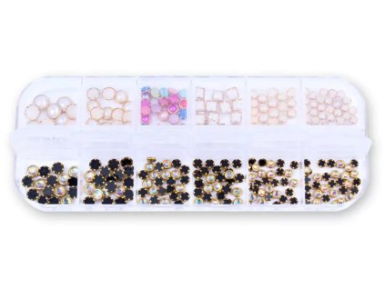 3D ozdoby na nechty – mix kamienkov a elementov 02