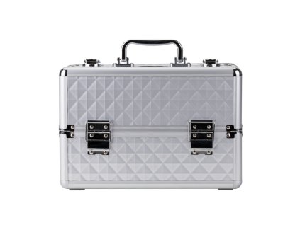 Kozmetický kufor - Pearl Silver, M