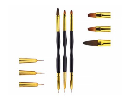 Sada 3 štetcov na nechtovú modeláž a nail art