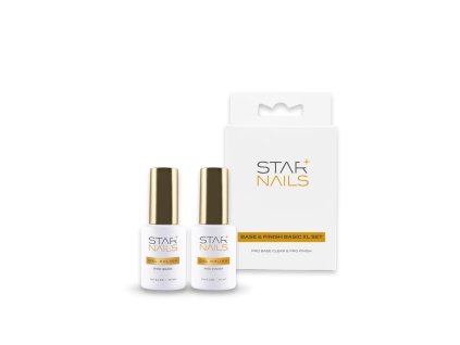 Sada STARNAILS Base and Finish Basic XL Set - báza a fixačný lesk