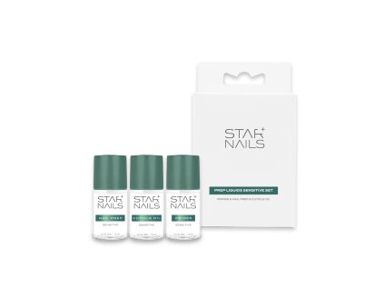 Sada STARNAILS Prep Liquids Sensitive Set - sada prípravných tekutin pro citlivé nechty