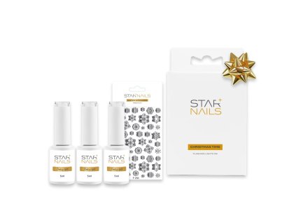 Darčeková sada Christmas Time Flashing Lights 08 - vianočný set 3 gél lakov