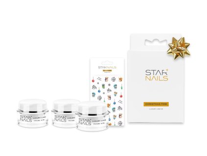 Darčeková sada Christmas Time Luxury Line 02 - set farebných UV gélov