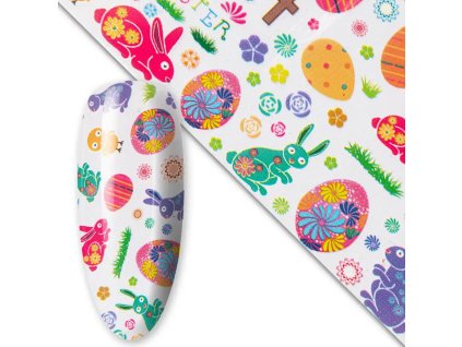 Zdobicí fólie na nechty - Happy Bunny 100cm