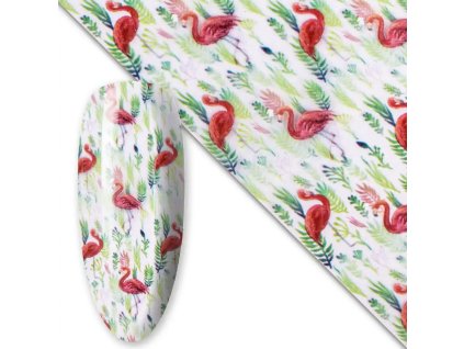 Zdobicí fólie na nehty - Flamingo, 100cm