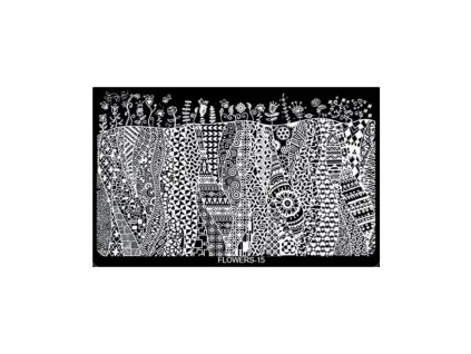 Razítkovacia doštička Flowers 15