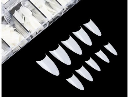 Tipy NATURAL - tvar mandle, bez l. plochy, box 300 ks