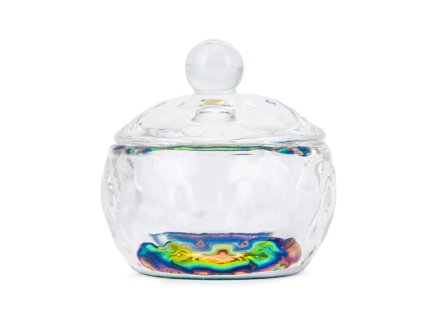 Sklenený kalíšok na liquidy s vekom