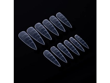 Duálne formy - horný - tvar stiletto, 12 ks