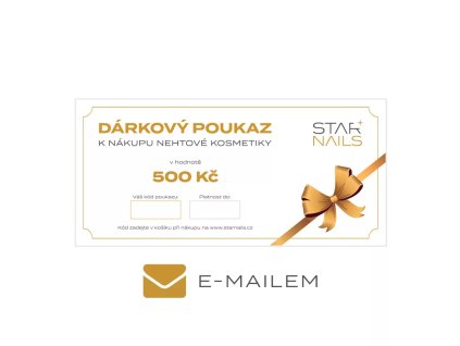 Elektronický poukaz na nákup tovaru 500 Kč