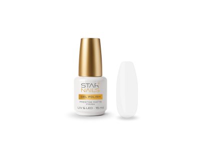 UV/LED Gel Polish Prestige Matte Finish 15ml - číry zamatovo matný top