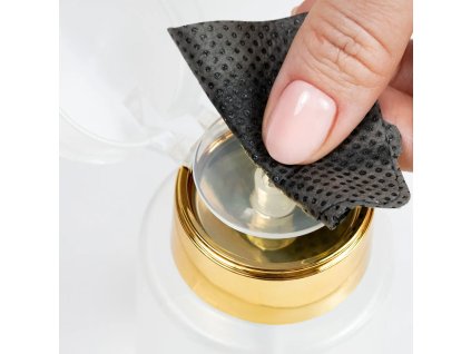 Plastový dávkovač s pumpičkou, 150ml - zlatý