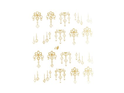 Vodolepky na nehty - Ornaments Y-074