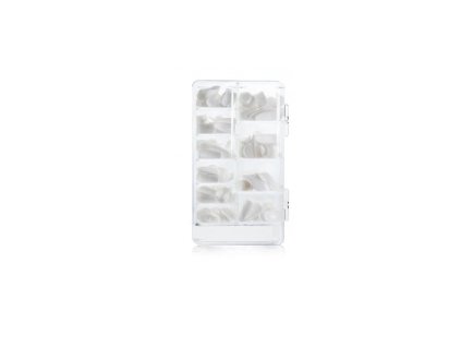 Tipy WHITE - tvar balerina, bez l. plochy, 500 ks