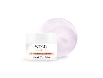 UV/LED Builder Gel Thixotropy, 50g - 003, Milky Pink - stavebný tixo gél s tekutou pamäťou