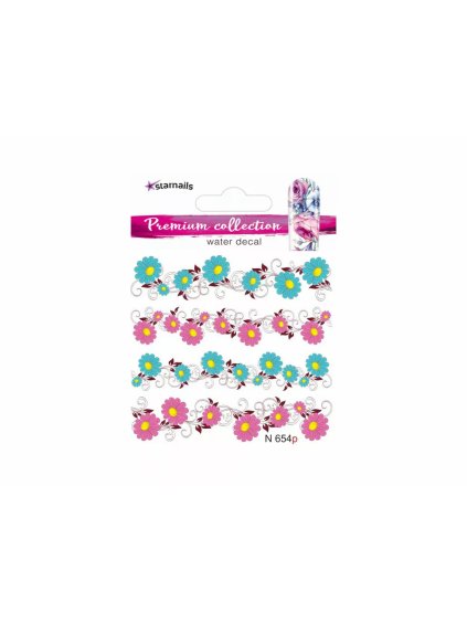 vyr 8121 2D vodolepky Starnails Premium N654p