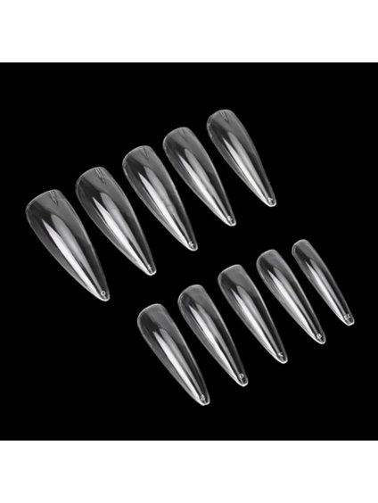 tipy clear tvar stiletto bez l pl box 100 ks