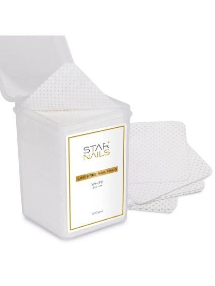 lint free nail pads 200 white