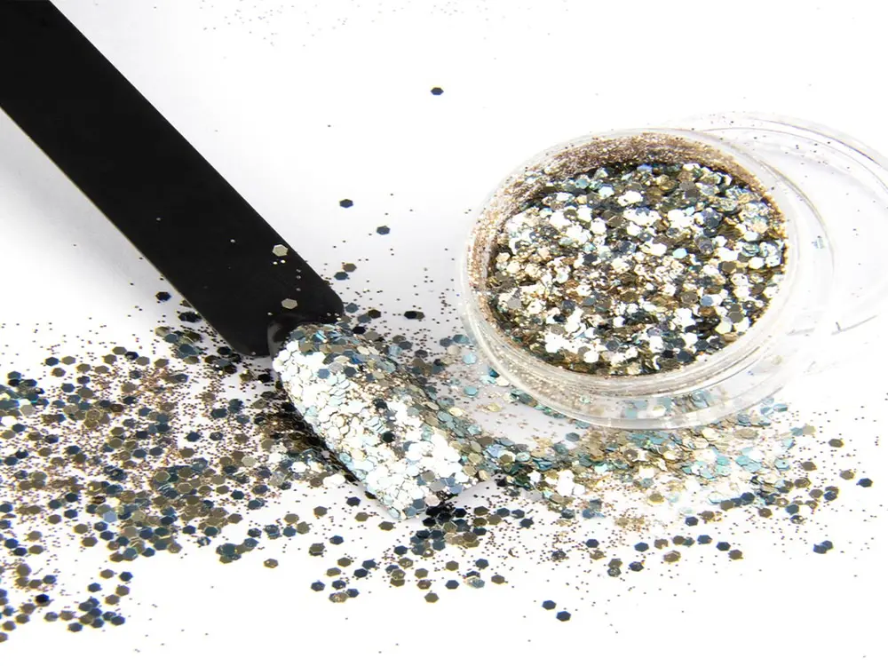Glitter AFTER PARTY zlato/modrotrieborný, Glitter - G298