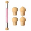 Aplikátor na ombré - obojstranná pomôcka, ružová