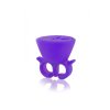 Silikonový držák na lak - fialový