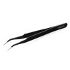 Profesionálna kozmetická pinzeta nerezová, zahnutá ESD15