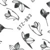 Vodolepky na nehty - Flowers STZ-883