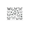 Vodolepky na nehty - Butterflies STZ-1014