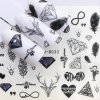 Vodolepky na nehty - Ornaments YZW-B033