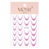 vyr 11148 Samolepky na nehty ombre dark pink