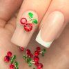 3d kovove metalicke ozdoby summer cherries 03