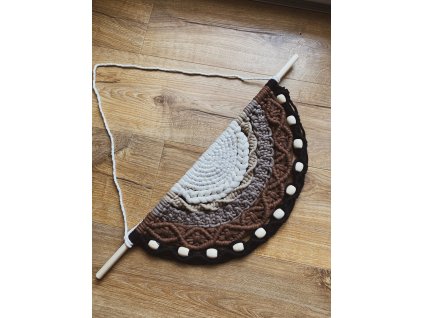 Duha na tyči bez třásní - 25 x 60cm
