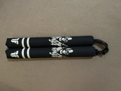 Penové nunchaku Fighter Soft Ninja biele